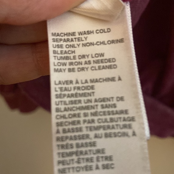 Free People Sweet Myrtle Oversized Vintage Wash LS tee, size S, pre-loved - Picture 12 of 13